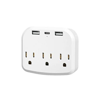 Koios Tri - 1080p WIFI Nanny Camera USB Outlet Wall Charger