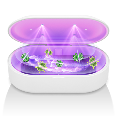 UVLightBox Pro™ - UV Lamp Sterilization Box with Wireless Phone Charger 