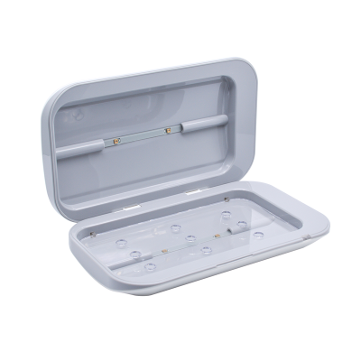 LEDVANCE UV-C Sterilisation Box, Full UV-C Power for Combating Viruses and  Bacteria, Mobile Sterilisation Unit for Disinfecting Items of Daily Use,  219.0 mm x 126.0 mm x 63.0 mm : : Home
