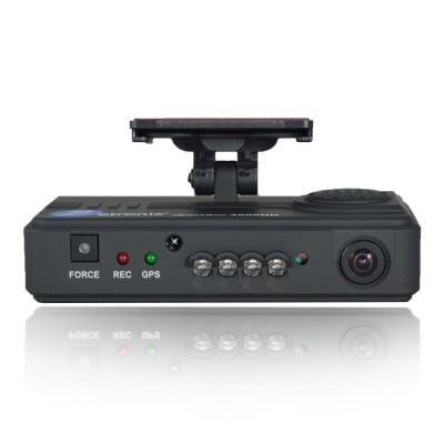 HD Professional Series Dual Channel Fleet Vehicle Truck Tamper Proof Dash Camera with IR Night Vision, GPS and Hardwire Kit