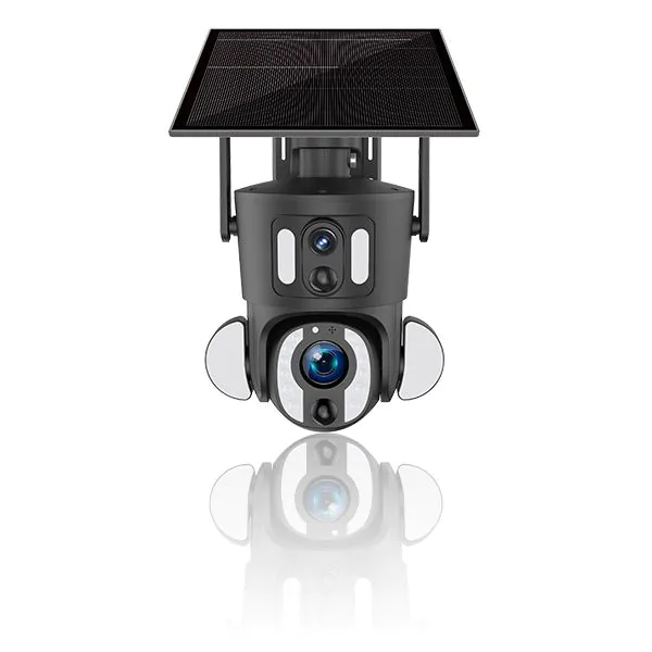 TY3 Dual Pro - HD LTE 4G Dual Lens Solar Powered Rotating Security Surveillance Camera