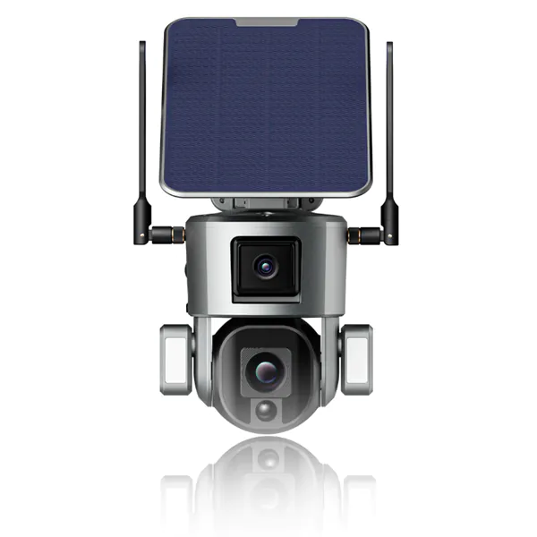 XZ5 Dual Pro - 4K Wi-Fi Dual Lens Solar Powered Rotating Security Surveillance Camera