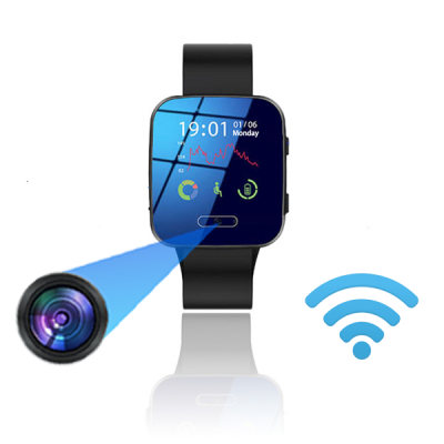 EYEWatch WIFI - 1080p HD WiFi Watch Camera Person Video Surveillance 