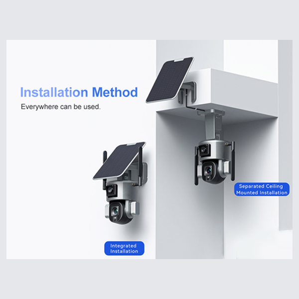 XZ5 Dual Pro - 4K Wi-Fi Solar Security Camera | Dual Lens PTZ
