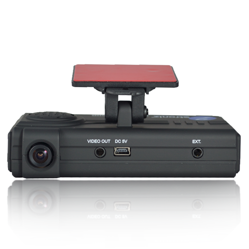 720p HD Wide Angle Dual Car Camera with GPS and Night Vision