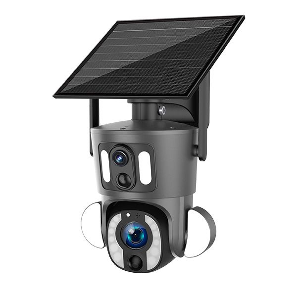 XZ6 Dual Pro - 4K Wi-Fi Dual Lens Solar Powered Rotating Security