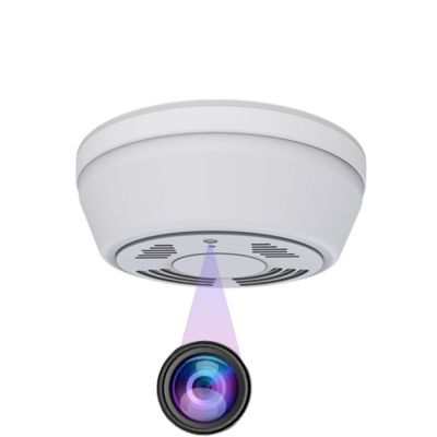 FUMA - HD WIFI Nanny Cam Dummy Smoke Detector with IR Night Vision and 6 Months Battery Life 