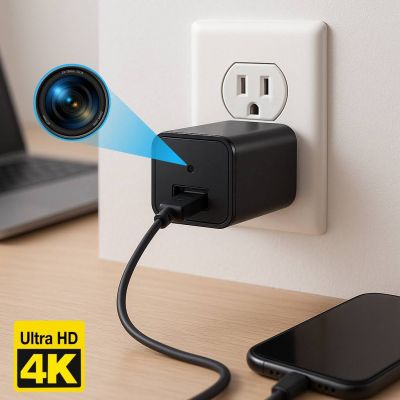 Koios 4K - 4K UltraHD WIFI Nanny Cam USB Wall Charger Camera
