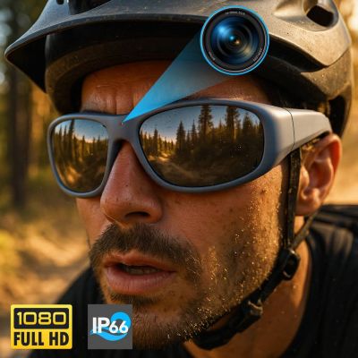 Orca - HD Video Recording Waterproof Sport Camera Sunglasses 