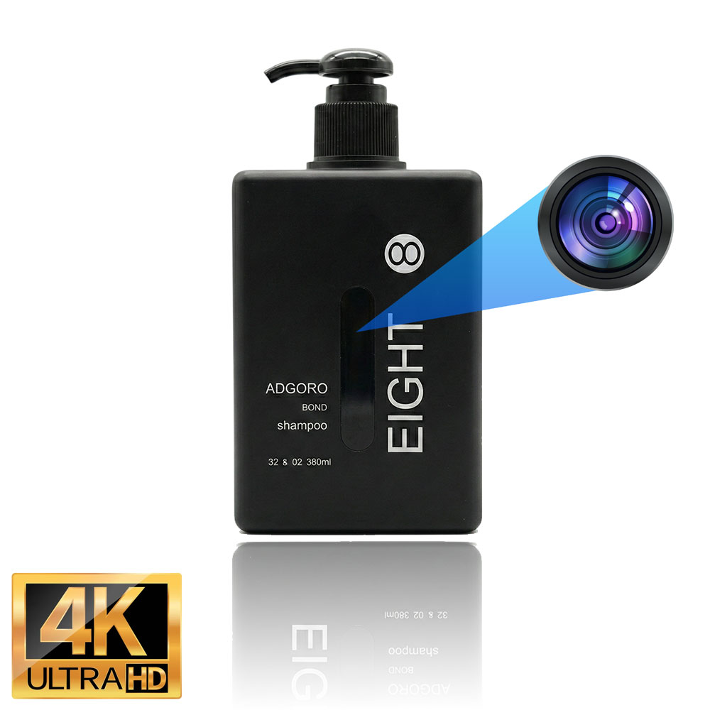 シャンプー cam LUX (Black) - 4K UltraHD Dual-Purpose Dispenser Camera | Zetronix