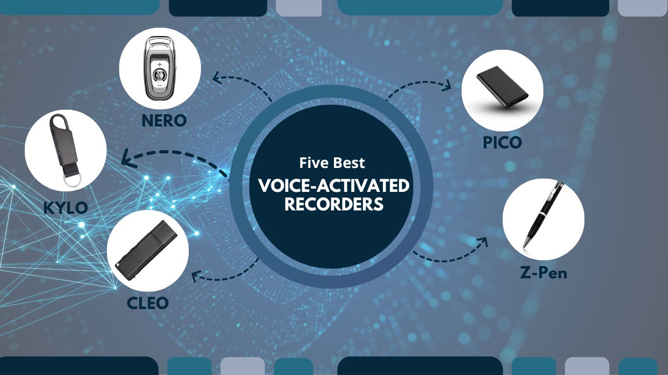 Five Best Voice-Activated Recorders for Spying