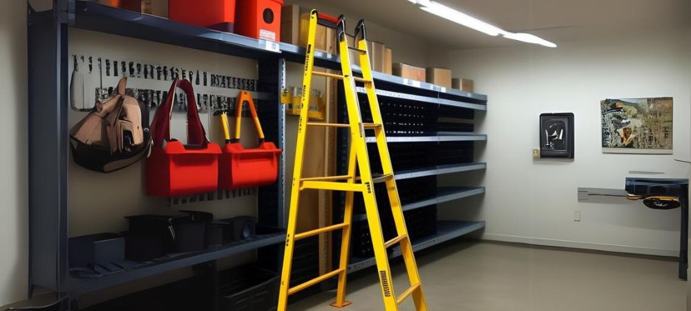 Store Ladders And Tools Safely