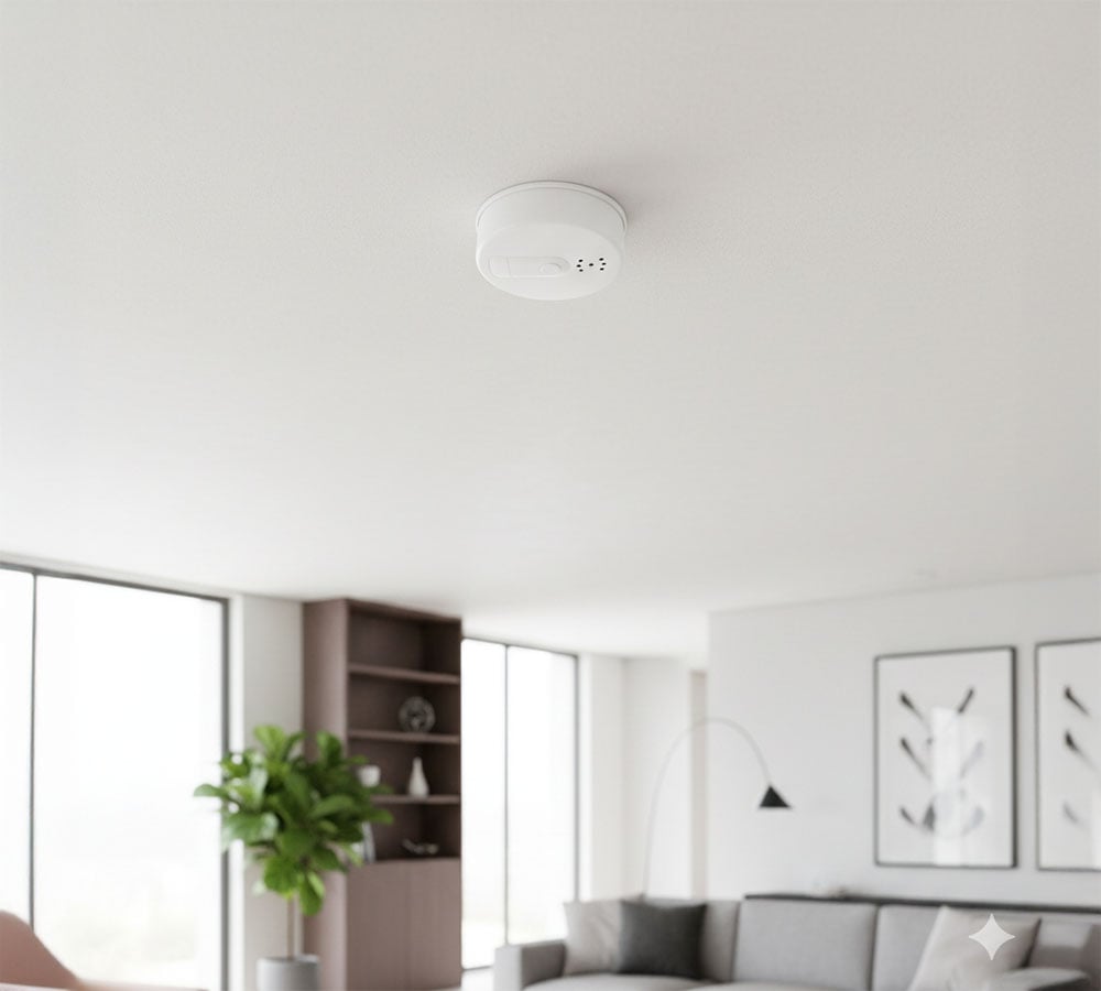 FUMA 3 Hardwired HD Wi-Fi Ceiling-Mount Security Camera | Zetronix