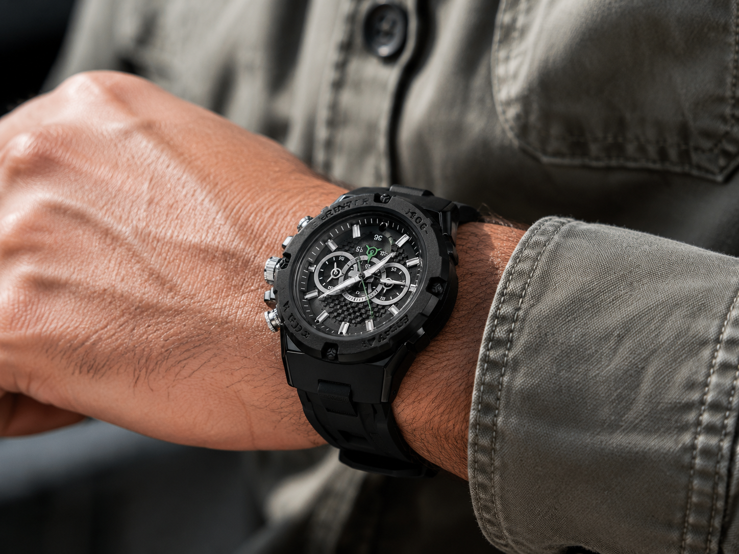 カメオ Kronos Pro - 2.7K SuperHD Wearable Camera Watch with LED