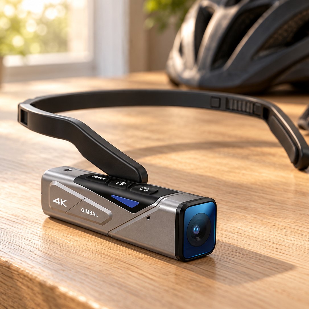 OPIX PRO 4K Head-Mounted Camera | Dual-Axis Gimbal & WiFi
