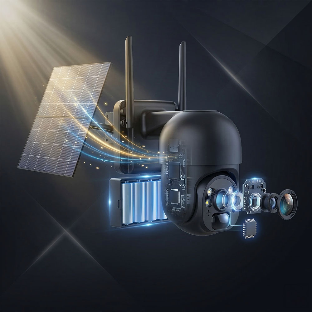SX20 Pro - HD 4G Solar Powered Rotating Security Surveillance