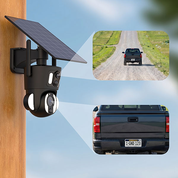 TY3 Dual Pro - 2K 4G LTE Dual Lens Solar Security Camera | PTZ